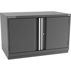 Champion Tool Storage - Storage Cabinets; Type: Desk-Height Extra Wide Door Cabinet ; Width (Inch): 47 ; Depth (Inch): 28-1/2 ; Height (Inch): 29-7/8 ; Number of Shelves: 2 ; Material: Steel - Exact Tool & Supply