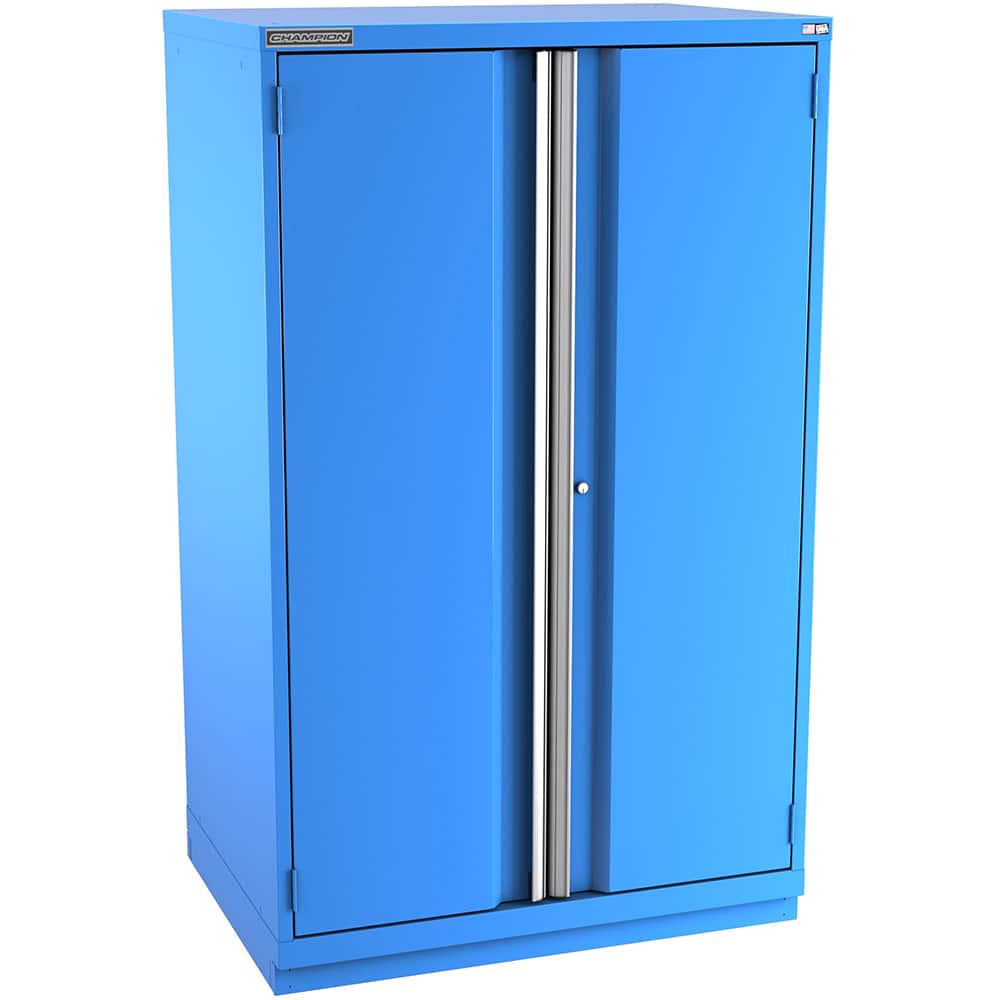 Champion Tool Storage - Storage Cabinets; Type: Eye-Level Plus Height Standard Plus Wide Door Cabinet ; Width (Inch): 40-1/4 ; Depth (Inch): 28-1/2 ; Height (Inch): 66-3/8 ; Number of Shelves: 5 ; Material: Steel - Exact Tool & Supply