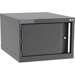 Champion Tool Storage - Storage Cabinets; Type: Stacked/Overhead Height Narrow Wide Door Cabinet ; Width (Inch): 22-3/16 ; Depth (Inch): 28-1/2 ; Height (Inch): 15-3/4 ; Number of Shelves: 1 ; Material: Steel - Exact Tool & Supply
