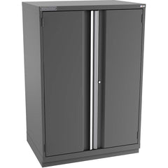 Champion Tool Storage - Storage Cabinets; Type: Eye-Level Height Standard Plus Wide Door Cabinet ; Width (Inch): 40-1/4 ; Depth (Inch): 28-1/2 ; Height (Inch): 59-1/2 ; Number of Shelves: 5 ; Material: Steel - Exact Tool & Supply