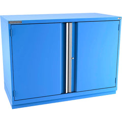 Champion Tool Storage - Storage Cabinets; Type: Counter-Height Double Wide Door Cabinet ; Width (Inch): 56-1/2 ; Depth (Inch): 28-1/2 ; Height (Inch): 41-3/4 ; Number of Shelves: 3 ; Material: Steel - Exact Tool & Supply