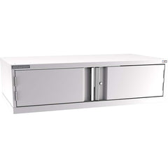 Champion Tool Storage - Storage Cabinets; Type: Stacked/Overhead Double Wide Door Cabinet ; Width (Inch): 56-1/2 ; Depth (Inch): 28-1/2 ; Height (Inch): 15-3/4 ; Number of Shelves: 1 ; Material: Steel - Exact Tool & Supply