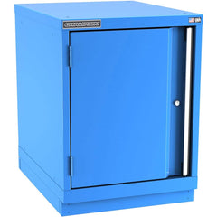 Champion Tool Storage - Storage Cabinets; Type: Desk-Height Narrow Wide Door Cabinet ; Width (Inch): 22-3/16 ; Depth (Inch): 28-1/2 ; Height (Inch): 29-7/8 ; Number of Shelves: 2 ; Material: Steel - Exact Tool & Supply