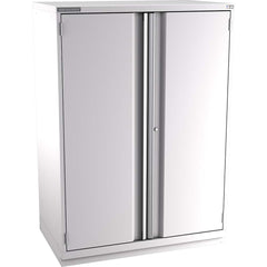 Champion Tool Storage - Storage Cabinets; Type: Eye-Level Plus Height Extra Wide Door Cabinet ; Width (Inch): 47 ; Depth (Inch): 28-1/2 ; Height (Inch): 66-3/8 ; Number of Shelves: 5 ; Material: Steel - Exact Tool & Supply