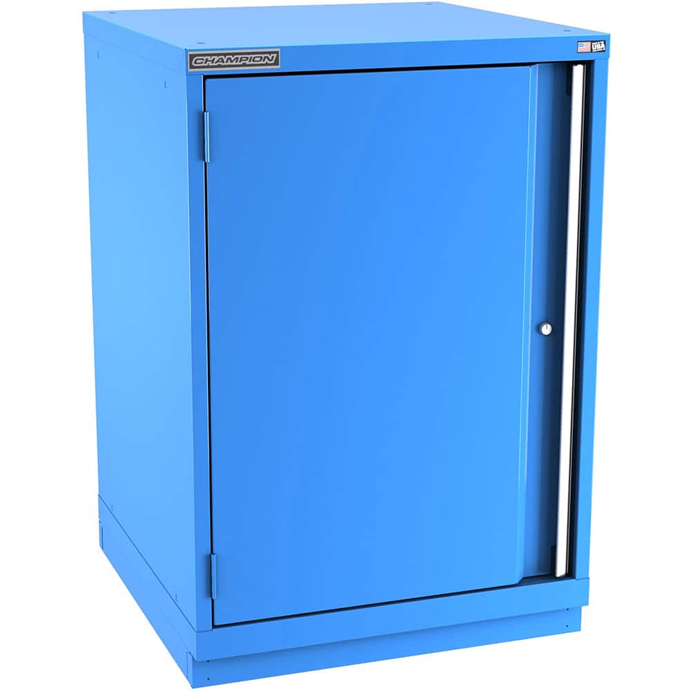 Champion Tool Storage - Storage Cabinets; Type: Counter-Height Standard Wide Door Cabinet ; Width (Inch): 28-1/4 ; Depth (Inch): 28-1/2 ; Height (Inch): 41-3/4 ; Number of Shelves: 3 ; Material: Steel - Exact Tool & Supply