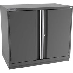 Champion Tool Storage - Storage Cabinets; Type: Counter-Height Extra Wide Door Cabinet ; Width (Inch): 47 ; Depth (Inch): 28-1/2 ; Height (Inch): 41-3/4 ; Number of Shelves: 3 ; Material: Steel - Exact Tool & Supply