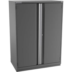 Champion Tool Storage - Storage Cabinets; Type: Eye-Level Plus Height Extra Wide Door Cabinet ; Width (Inch): 47 ; Depth (Inch): 28-1/2 ; Height (Inch): 66-3/8 ; Number of Shelves: 5 ; Material: Steel - Exact Tool & Supply