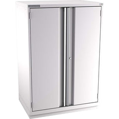 Champion Tool Storage - Storage Cabinets; Type: Eye-Level Height Standard Plus Wide Door Cabinet ; Width (Inch): 40-1/4 ; Depth (Inch): 28-1/2 ; Height (Inch): 59-1/2 ; Number of Shelves: 5 ; Material: Steel - Exact Tool & Supply