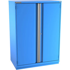 Champion Tool Storage - Storage Cabinets; Type: Eye-Level Plus Height Extra Wide Door Cabinet ; Width (Inch): 47 ; Depth (Inch): 28-1/2 ; Height (Inch): 66-3/8 ; Number of Shelves: 5 ; Material: Steel - Exact Tool & Supply