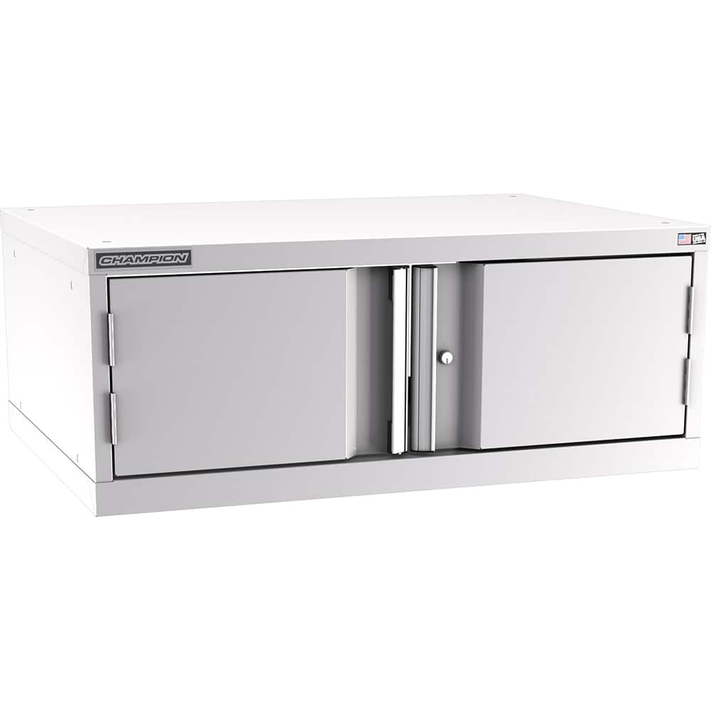 Champion Tool Storage - Storage Cabinets; Type: Stacked/Overhead Standard Plus Wide Door Cabinet ; Width (Inch): 40-1/4 ; Depth (Inch): 28-1/2 ; Height (Inch): 15-3/4 ; Number of Shelves: 1 ; Material: Steel - Exact Tool & Supply