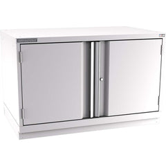 Champion Tool Storage - Storage Cabinets; Type: Desk-Height Extra Wide Door Cabinet ; Width (Inch): 47 ; Depth (Inch): 28-1/2 ; Height (Inch): 29-7/8 ; Number of Shelves: 2 ; Material: Steel - Exact Tool & Supply