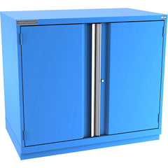 Champion Tool Storage - Storage Cabinets; Type: Counter-Height Extra Wide Door Cabinet ; Width (Inch): 47 ; Depth (Inch): 28-1/2 ; Height (Inch): 41-3/4 ; Number of Shelves: 3 ; Material: Steel - Exact Tool & Supply