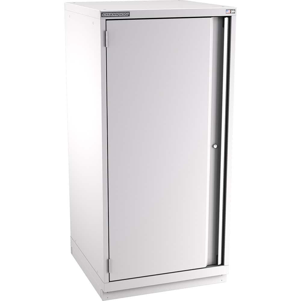Champion Tool Storage - Storage Cabinets; Type: Eye-Level Height Standard Wide Door Cabinet ; Width (Inch): 28-1/4 ; Depth (Inch): 28-1/2 ; Height (Inch): 59-1/2 ; Number of Shelves: 5 ; Material: Steel - Exact Tool & Supply