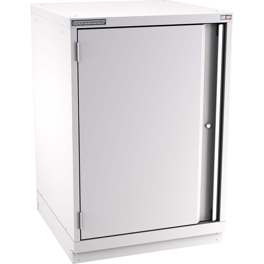 Champion Tool Storage - Storage Cabinets; Type: Counter-Height Standard Wide Door Cabinet ; Width (Inch): 28-1/4 ; Depth (Inch): 28-1/2 ; Height (Inch): 41-3/4 ; Number of Shelves: 3 ; Material: Steel - Exact Tool & Supply