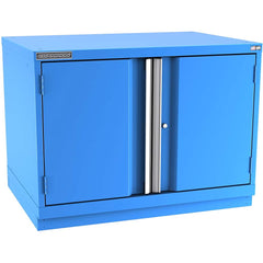 Champion Tool Storage - Storage Cabinets; Type: Desk-Height Standard Plus Wide Door Cabinet ; Width (Inch): 40-1/4 ; Depth (Inch): 28-1/2 ; Height (Inch): 29-7/8 ; Number of Shelves: 2 ; Material: Steel - Exact Tool & Supply