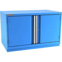 Champion Tool Storage - Storage Cabinets; Type: Desk-Height Extra Wide Door Cabinet ; Width (Inch): 47 ; Depth (Inch): 28-1/2 ; Height (Inch): 29-7/8 ; Number of Shelves: 2 ; Material: Steel - Exact Tool & Supply