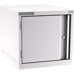 Champion Tool Storage - Storage Cabinets; Type: Stacked/Overhead Standard Wide Door Cabinet ; Width (Inch): 28-1/4 ; Depth (Inch): 28-1/2 ; Height (Inch): 21-5/8 ; Number of Shelves: 0 ; Material: Steel - Exact Tool & Supply