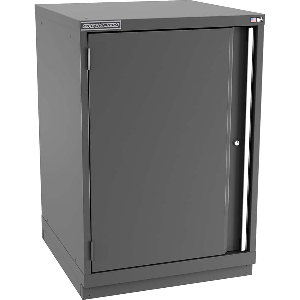 Champion Tool Storage - Storage Cabinets; Type: Counter-Height Standard Wide Door Cabinet ; Width (Inch): 28-1/4 ; Depth (Inch): 28-1/2 ; Height (Inch): 41-3/4 ; Number of Shelves: 3 ; Material: Steel - Exact Tool & Supply