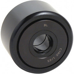 Tritan - Cam Follower Yokes; Type: Crowned Sealed Yoke Roller ; Bore: 0.438 (Decimal Inch); Roller Diameter (Inch): 1-1/2 ; Roller Width (Decimal Inch): 0.8750 ; Dynamic Load Capacity (Lb.): 2,440 ; Material: Steel - Exact Tool & Supply