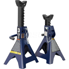 TCE - Jack Stands & Tripods; Jack Stand Type: Double Locking Jack Stand ; Load Capacity (Lb.): 6000.000 ; Load Capacity (Ton): 3 (Inch); Minimum Height (Inch): 11-1/4 ; Maximum Height (Inch): 16-3/4 ; Additional Information: Removable Locking Support Pin - Exact Tool & Supply