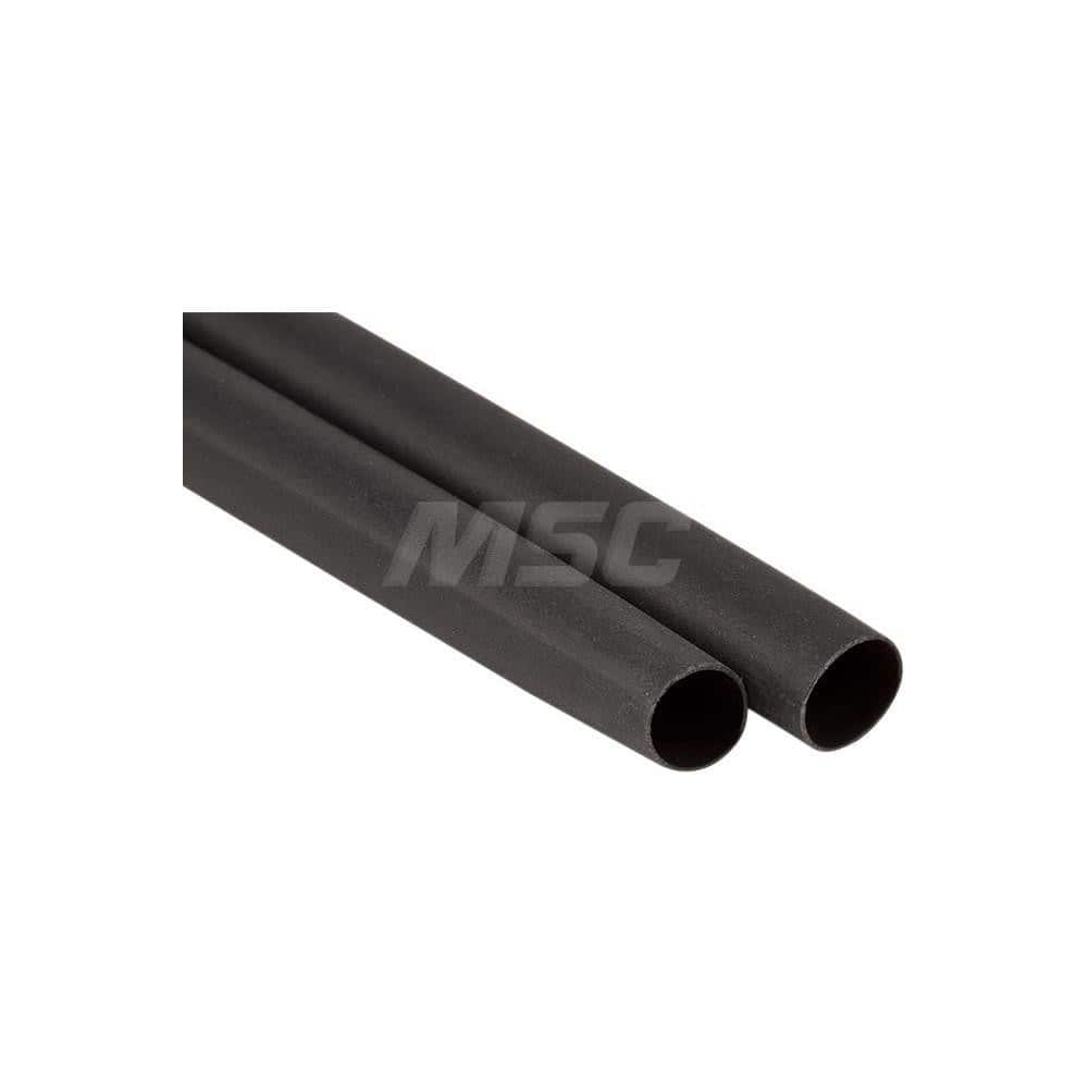 3M - Heat Shrink & Cold Shrink Electrical Tubing; Tubing Style: Heat Shrink ; Material: Polyolefin ; Shrink Ratio: 3:1 ; Overall Length (Decimal Inch): 9 ; Overall Length (Inch): 9 ; Color: Black - Exact Tool & Supply