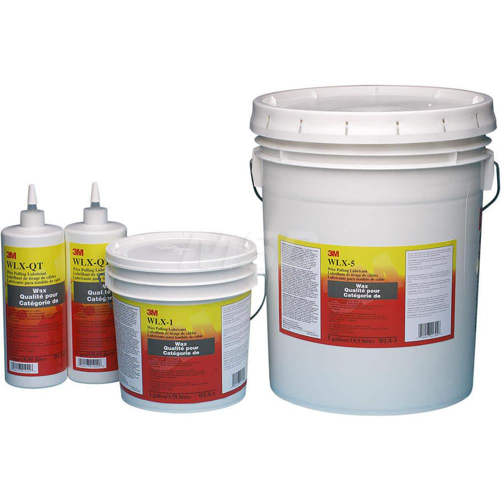 3M - Wire Pulling Lubricants; Product Form: Wax ; Lubricant Color: Gray ; Container Type: Squeeze Bottle ; Container Size (Qt.): 1 ; Maximum Operating Temperature (F): 194 ; Minimum Operating Temperature (F): 10 - Exact Tool & Supply