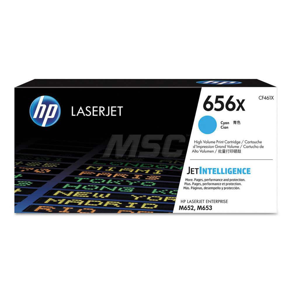Hewlett-Packard - Office Machine Supplies & Accessories; Office Machine/Equipment Accessory Type: Toner Cartridge ; For Use With: HP Color LaserJet Enterprise M653dn; M652n; M652dn; M653x; M653dh ; Color: Cyan - Exact Tool & Supply