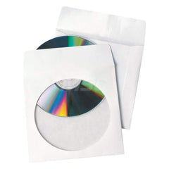 TOPS - Office Machine Supplies & Accessories; Office Machine/Equipment Accessory Type: CD/DVD Sleeves ; For Use With: Office Use ; Color: White - Exact Tool & Supply
