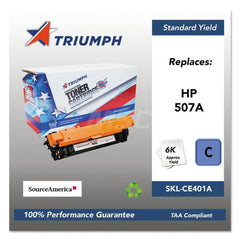 TRIUMPH - Office Machine Supplies & Accessories; Office Machine/Equipment Accessory Type: Toner Cartridge ; For Use With: HP Color LaserJet M551 Enterprise 500MFP; M570; M575 ; Color: Cyan - Exact Tool & Supply