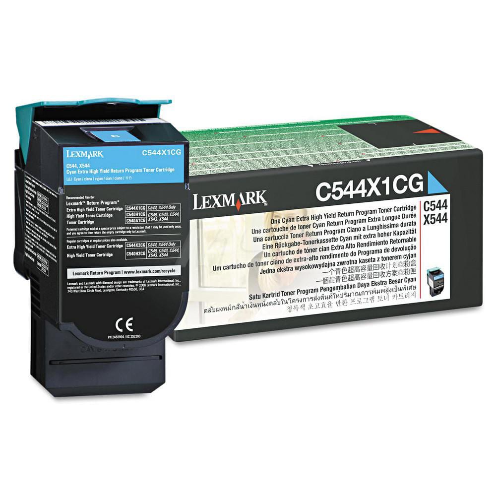 Lexmark - Office Machine Supplies & Accessories; Office Machine/Equipment Accessory Type: Toner Cartridge ; For Use With: Lexmark X546dtn; C546dtn ; Color: Cyan - Exact Tool & Supply