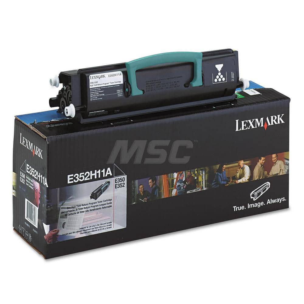 Lexmark - Office Machine Supplies & Accessories; Office Machine/Equipment Accessory Type: Toner Cartridge ; For Use With: Lexmark E350d; E352dn ; Color: Black - Exact Tool & Supply