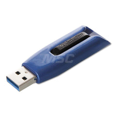 Verbatim - Office Machine Supplies & Accessories; Office Machine/Equipment Accessory Type: Flash Drive ; For Use With: Windows XP Vista & 7 & Higher; Mac OS X 10.1 & Higher; Linux kernel 2.6 & Higher ; Color: Blue - Exact Tool & Supply