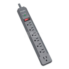 ACCO - Power Outlet Strips; Amperage: 15 ; Voltage: 120 ; Number of Outlets: 7 ; Material: ABS Plastic ; Mounting Type: Floor ; Cord Length (Feet): 6 - Exact Tool & Supply