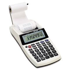 Victor - Calculators; Type: Printing Calculator ; Type of Power: AC/DC; 4 AA Batteries ; Display Type: 12-Digit LCD ; Color: White; Black ; Display Size: 12mm ; Width (Inch): 4 - Exact Tool & Supply