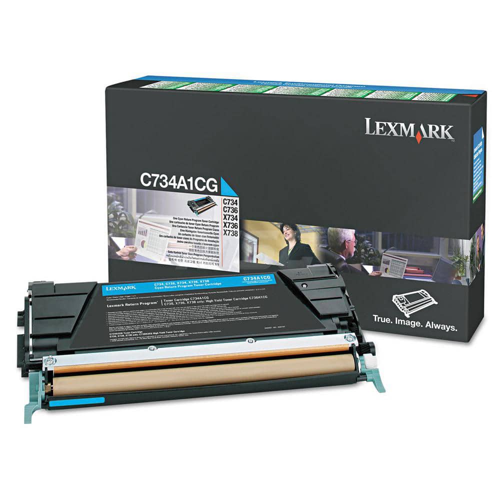 Lexmark - Office Machine Supplies & Accessories; Office Machine/Equipment Accessory Type: Toner Cartridge ; For Use With: Lexmark X748dte; X746de; X748de ; Color: Cyan - Exact Tool & Supply