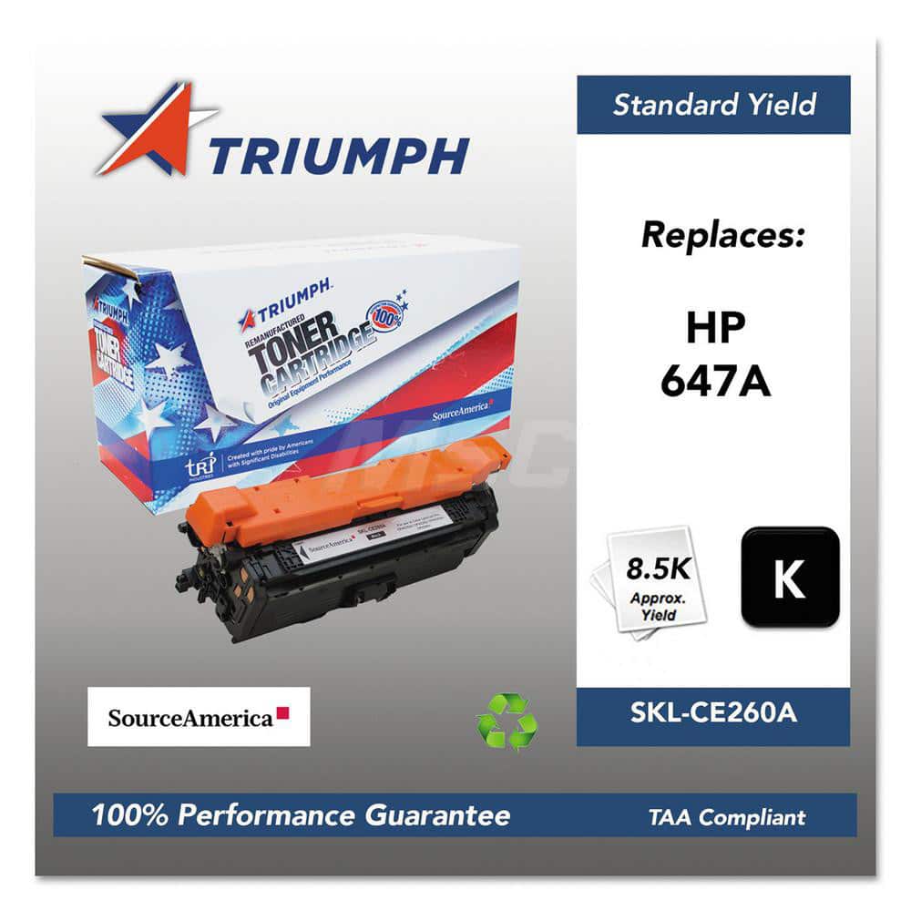 TRIUMPH - Office Machine Supplies & Accessories; Office Machine/Equipment Accessory Type: Toner Cartridge ; For Use With: HP Color LaserJet Pro CP4025dn; CP4025n; CP4525dn; CP4525n; CP4525xh ; Color: Black - Exact Tool & Supply
