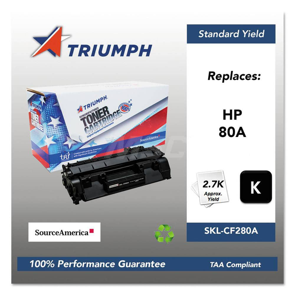 TRIUMPH - Office Machine Supplies & Accessories; Office Machine/Equipment Accessory Type: Toner Cartridge ; For Use With: HP LaserJet Pro 400 M401; 400 MFP M425 ; Color: Black - Exact Tool & Supply