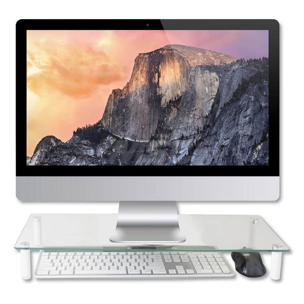 Kantek - Office Machine Supplies & Accessories; Office Machine/Equipment Accessory Type: Monitor Riser ; For Use With: LCD Monitor ; Color: Clear - Exact Tool & Supply