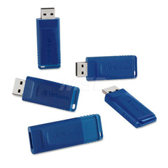 Verbatim - Office Machine Supplies & Accessories; Office Machine/Equipment Accessory Type: Flash Drive ; For Use With: Windows XP Vista & 7 & Higher; Mac OS X 10.1 & Higher; Linux kernel 2.6 & Higher ; Storage Capacity: 8GB ; Color: Blue - Exact Tool & Supply