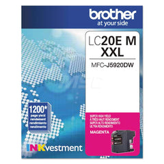 Brother - Office Machine Supplies & Accessories; Office Machine/Equipment Accessory Type: Ink Cartridge ; For Use With: MFC-J5920DW; MFC-J775DW; MFC-J775DW XL; MFC-J985DW; MFC-J985DW XL ; Color: Magenta - Exact Tool & Supply