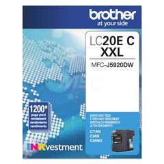 Brother - Office Machine Supplies & Accessories; Office Machine/Equipment Accessory Type: Ink Cartridge ; For Use With: MFC-J5920DW; MFC-J775DW; MFC-J775DW XL; MFC-J985DW; MFC-J985DW XL ; Color: Cyan - Exact Tool & Supply