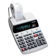 Canon - Calculators; Type: Printing Calculator ; Type of Power: AC ; Display Type: 12-Digit LCD ; Color: Black; Red ; Display Size: 12mm ; Width (Inch): 7-4/5 - Exact Tool & Supply