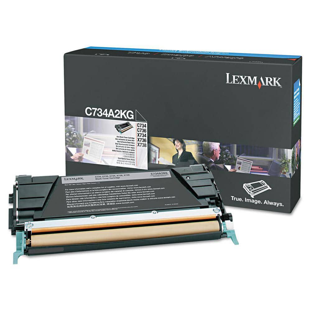 Lexmark - Office Machine Supplies & Accessories; Office Machine/Equipment Accessory Type: Toner Cartridge ; For Use With: Lexmark X736de; X738de; X734de; X738dte; C736n; C734dn; C736dtn; C734dtn; C734n; C734dw; C736dn ; Color: Black - Exact Tool & Supply