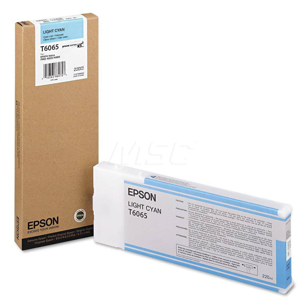 Epson - Office Machine Supplies & Accessories; Office Machine/Equipment Accessory Type: Ink Cartridge ; For Use With: Epson Stylus Pro 4880 Portrait Edition; Epson Stylus Pro 4880 ColorBurst; Epson Stylus Pro 4880 Printer; Epson Stylus Pro 4800 Professio - Exact Tool & Supply