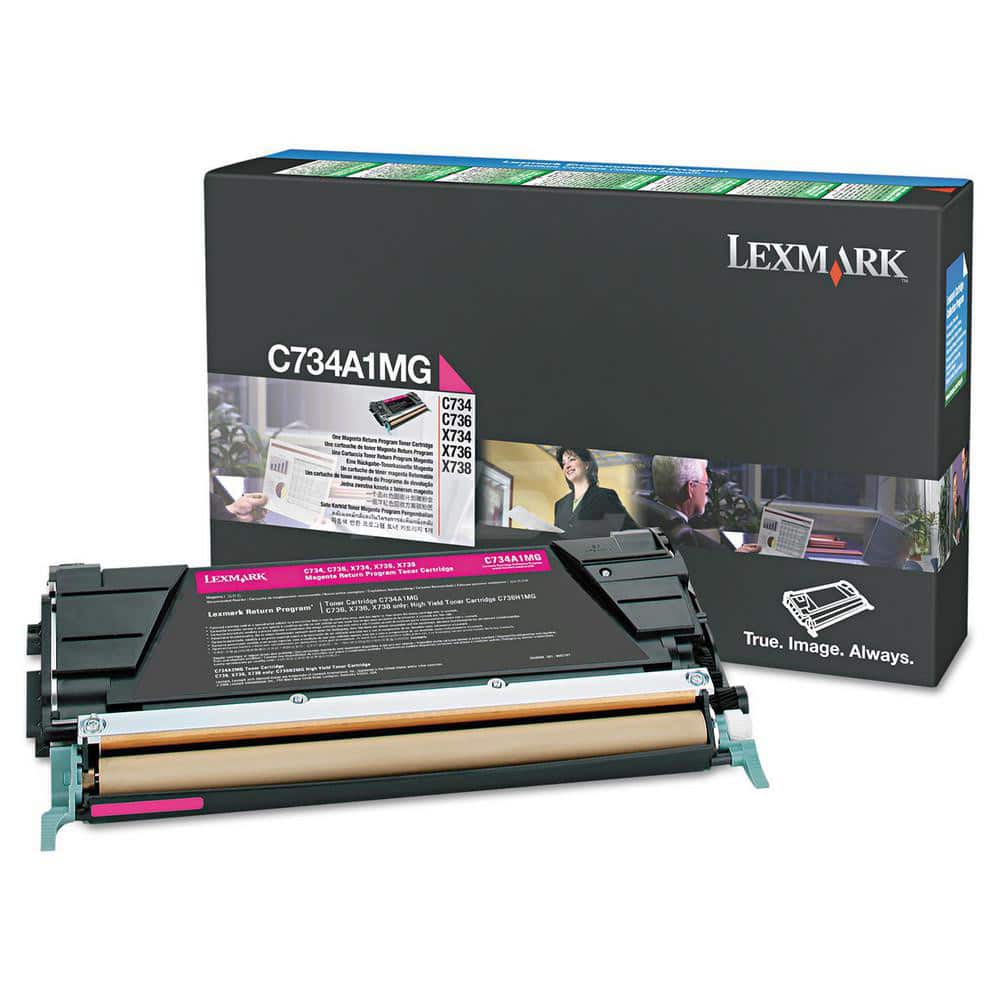 Lexmark - Office Machine Supplies & Accessories; Office Machine/Equipment Accessory Type: Toner Cartridge ; For Use With: Lexmark C746 Series; C748 Series ; Color: Magenta - Exact Tool & Supply
