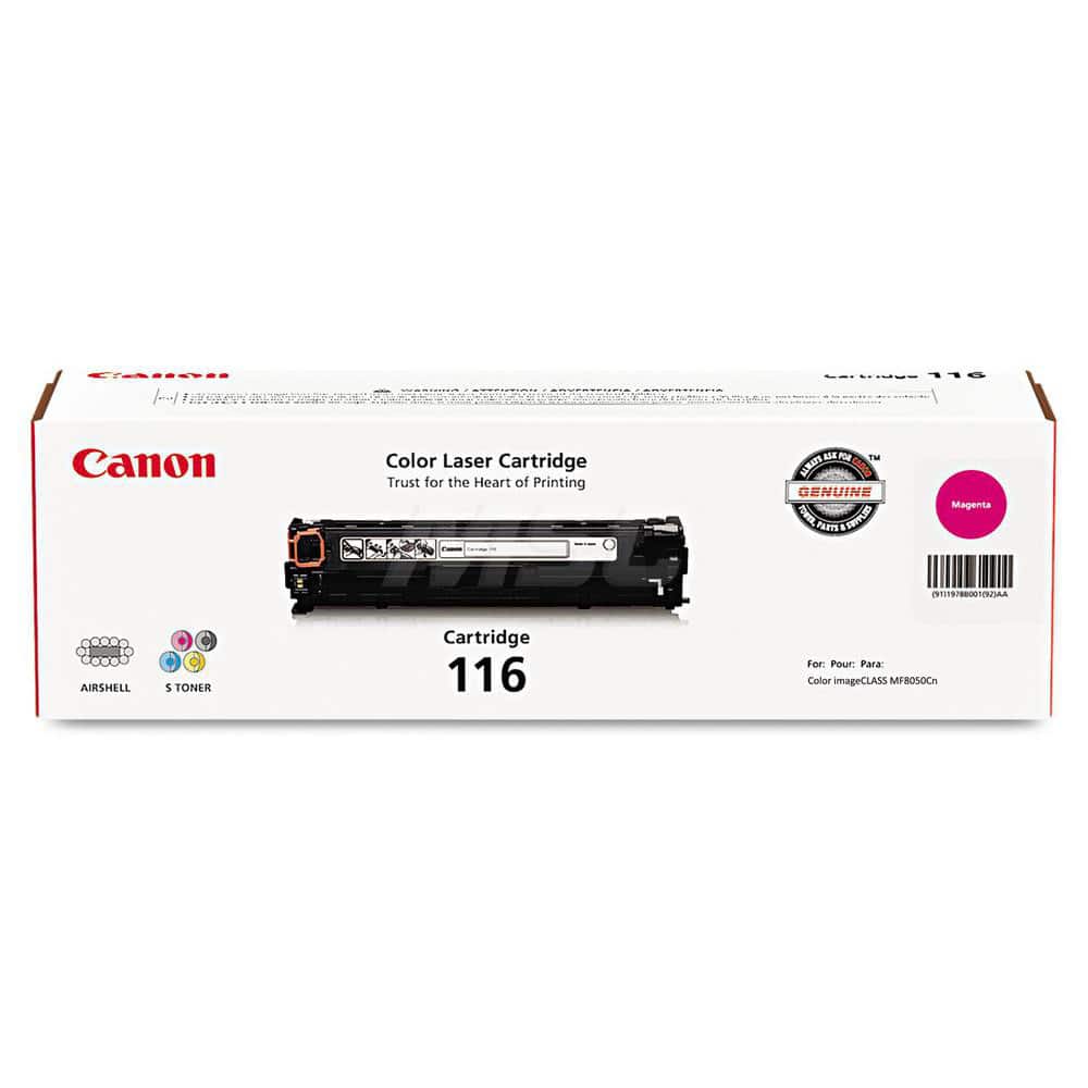 Canon - Office Machine Supplies & Accessories; Office Machine/Equipment Accessory Type: Toner Cartridge ; For Use With: Canon ImageCLASS MF8050Cn; MF8080Cw ; Color: Magenta - Exact Tool & Supply