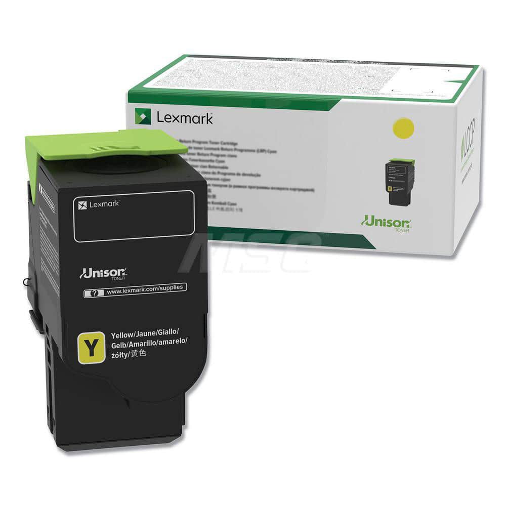 Lexmark - Office Machine Supplies & Accessories; Office Machine/Equipment Accessory Type: Toner Cartridge ; For Use With: Lexmark CX622ade; CX625ade; CS521dn; CX625adhe ; Color: Yellow - Exact Tool & Supply