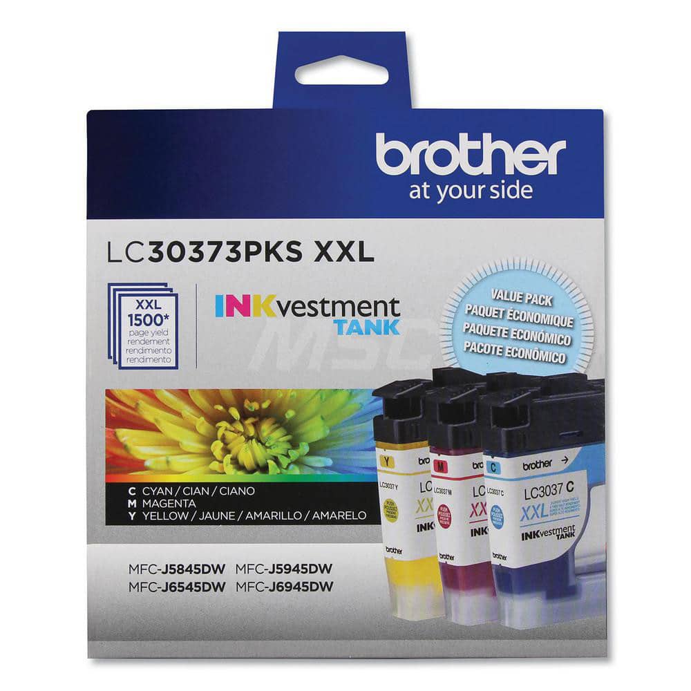 Brother - Office Machine Supplies & Accessories; Office Machine/Equipment Accessory Type: Ink Cartridge ; For Use With: MFC-J5845DW; MFC-J5845DW XL; MFC-J5945DW; MFC-J6545DW; MFC-J6545DW XL; MFC-J6945DW ; Color: Cyan; Magenta; Yellow - Exact Tool & Supply
