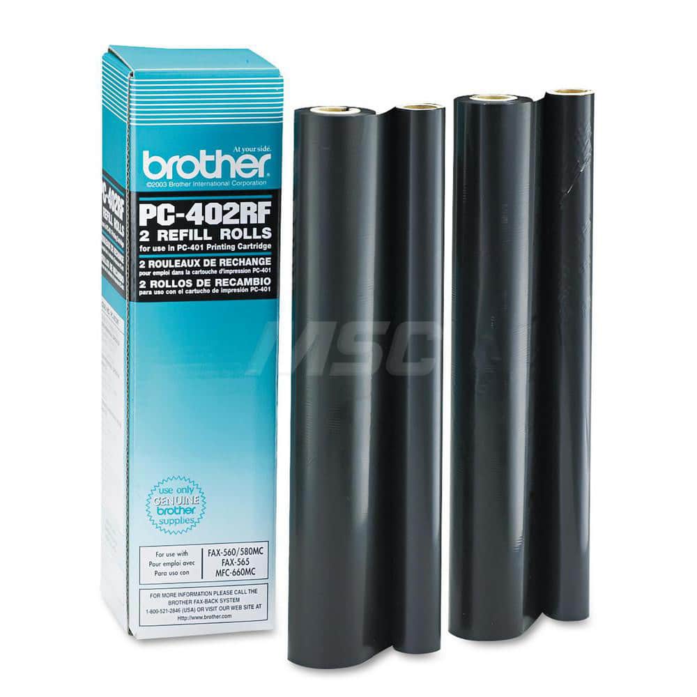 Brother - Office Machine Supplies & Accessories; Office Machine/Equipment Accessory Type: Refill Roll ; For Use With: FAX-565; FAX-575; MFC-660MC; Personal FAX-560; IntelliFax-580MC ; Color: Black - Exact Tool & Supply