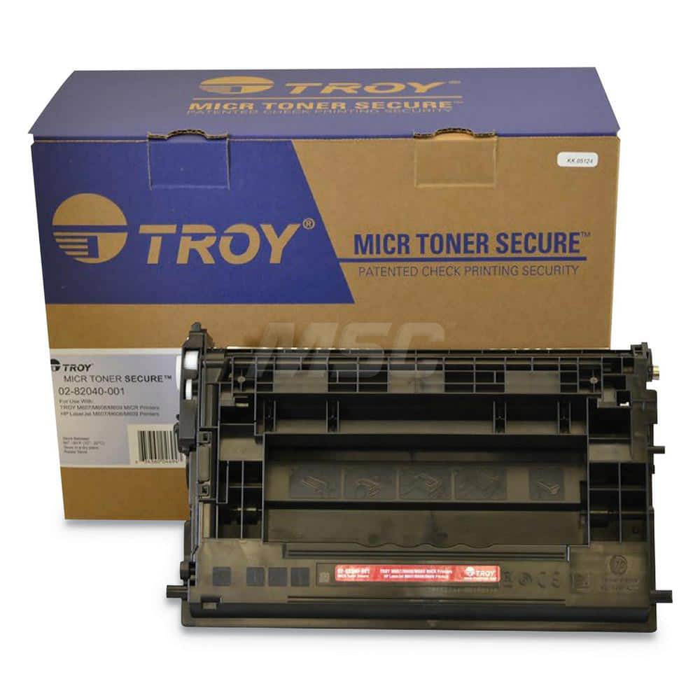 Troy - Office Machine Supplies & Accessories; Office Machine/Equipment Accessory Type: Toner Cartridge ; For Use With: HP LaserJet Enterprise M607; M608; M609 ; Color: Black - Exact Tool & Supply